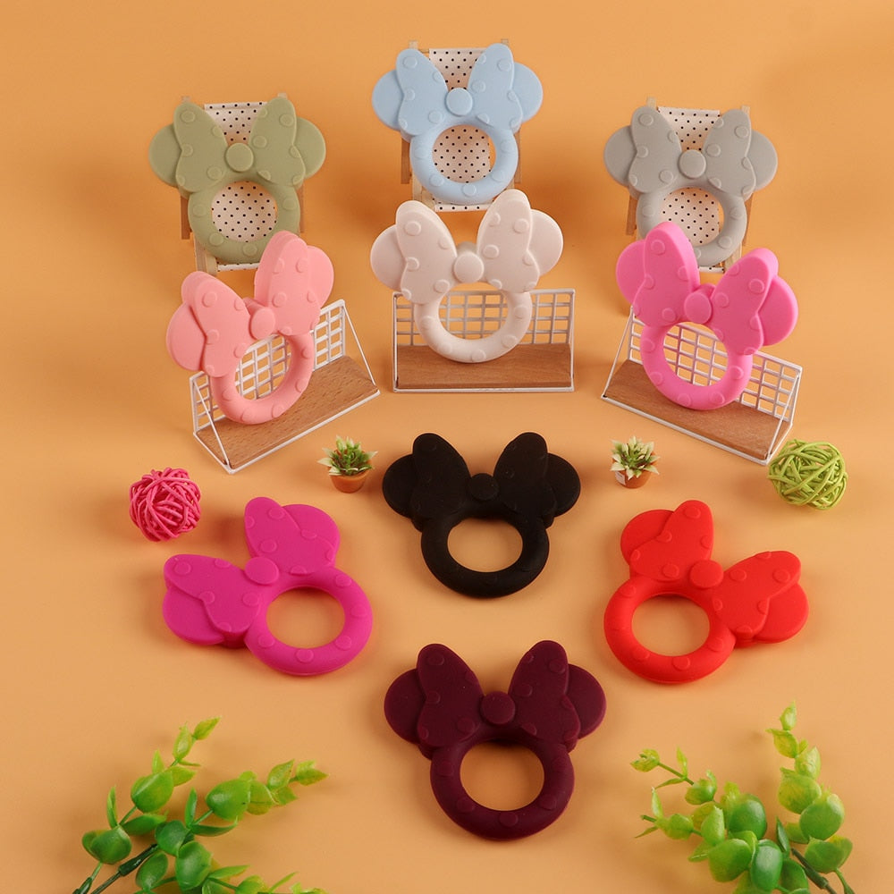 Pretty Bow Silicone Teethers