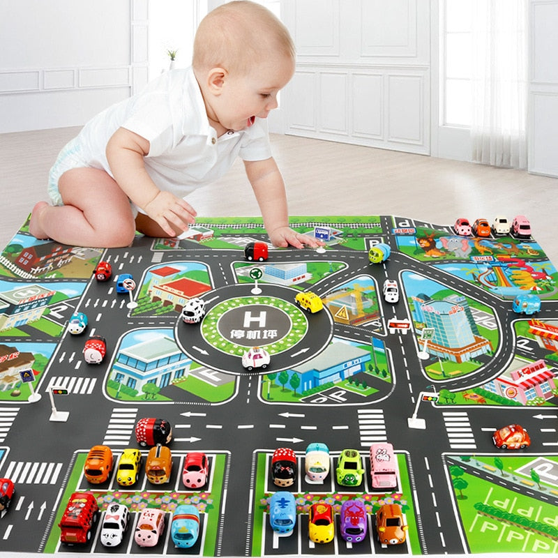 Road Mat Children Traffic Car Map Boy Girls Educational Toy and accessories