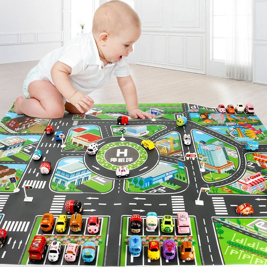 Road Mat Children Traffic Car Map Boy Girls Educational Toy and accessories