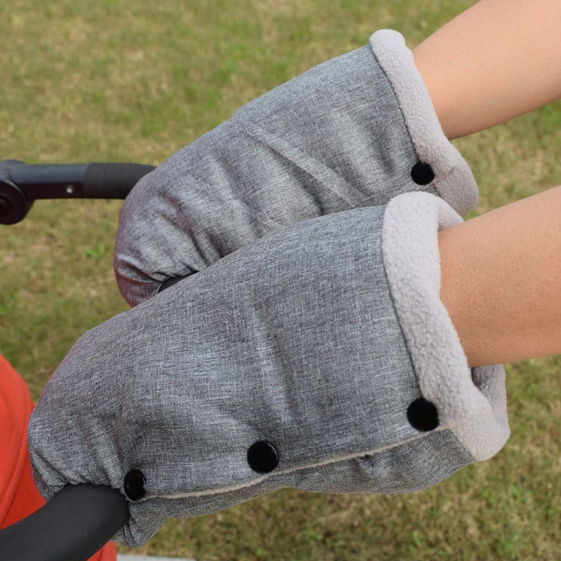 Winter Pram Hand Muff / Gloves - warm fur great winter