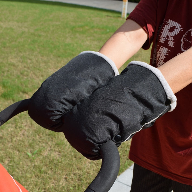 Winter Pram Hand Muff / Gloves - warm fur great winter