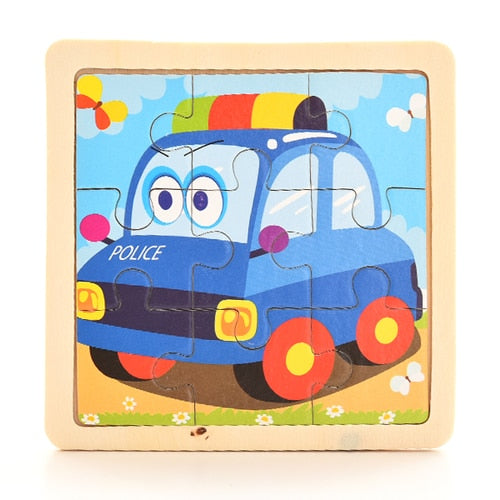 Wooden puzzles for baby, toddler and beyond