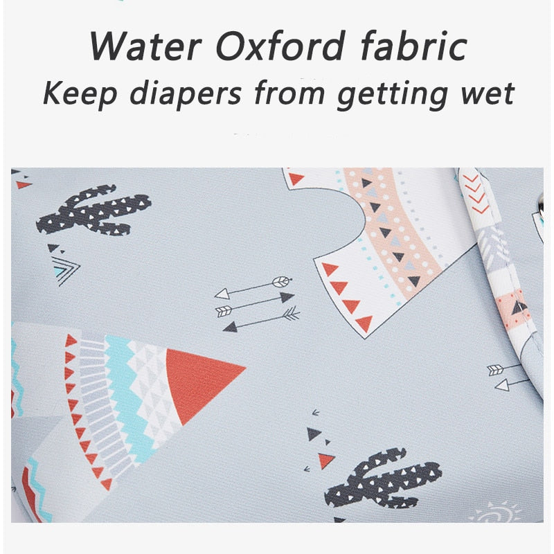 New Waterproof and Reusable Baby Diaper Bag