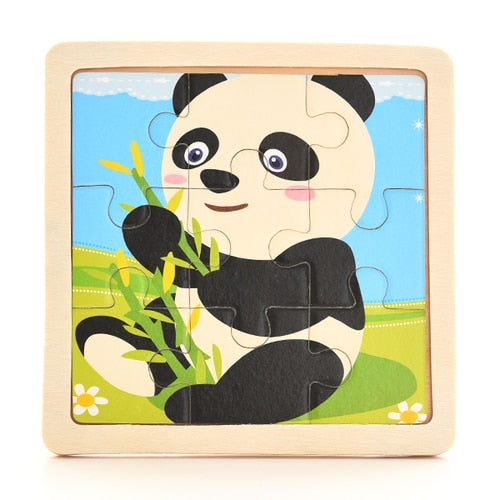 Wooden puzzles for baby, toddler and beyond