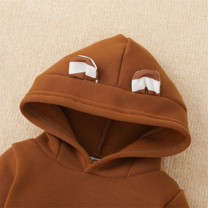 Baby Boy Clothes Set with hood ears