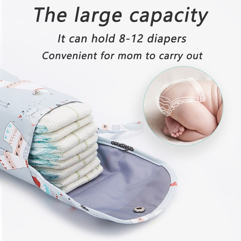 New Waterproof and Reusable Baby Diaper Bag