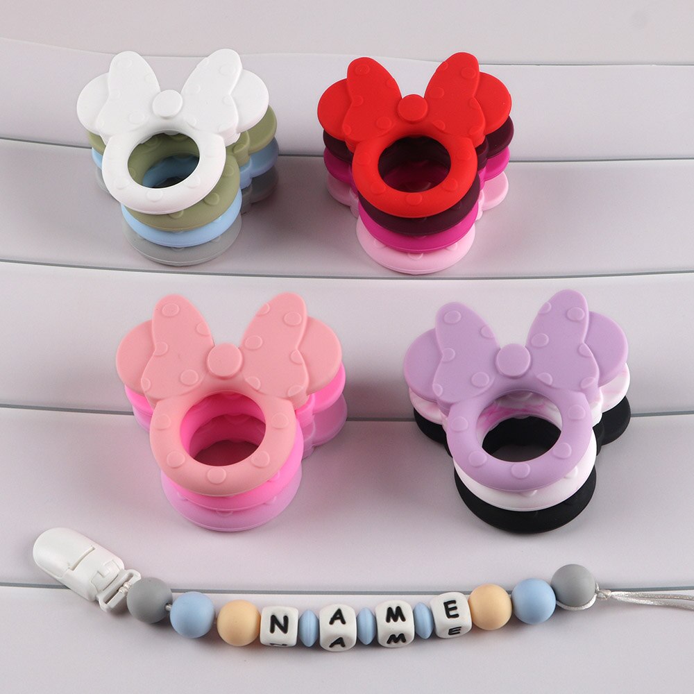 Pretty Bow Silicone Teethers