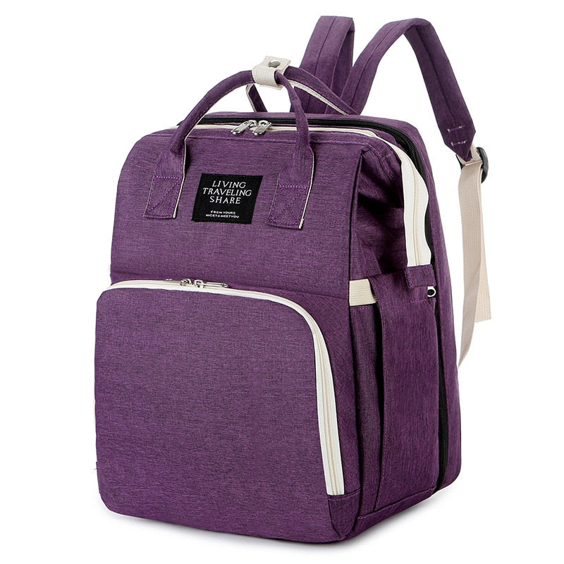 Folding Nappy Backpack Bag