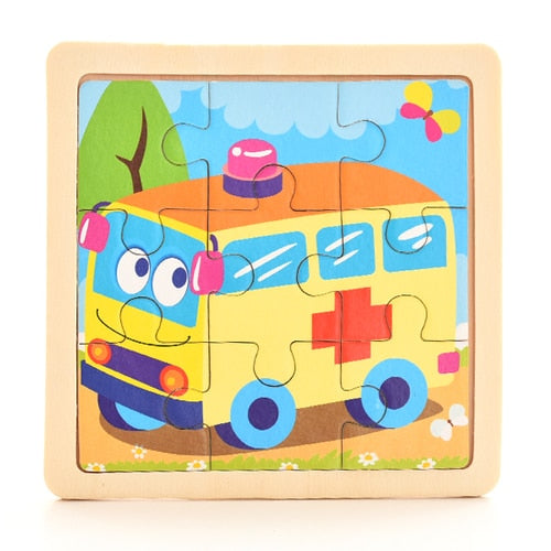 Wooden puzzles for baby, toddler and beyond