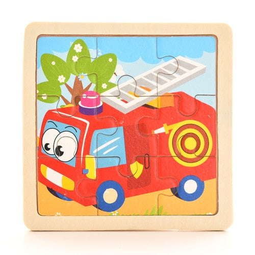 Wooden puzzles for baby, toddler and beyond